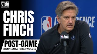 Chris Finch Responds to Dallas Mavs Taking a 3-0 WCF Lead & Anthony Edwards Performance in Series