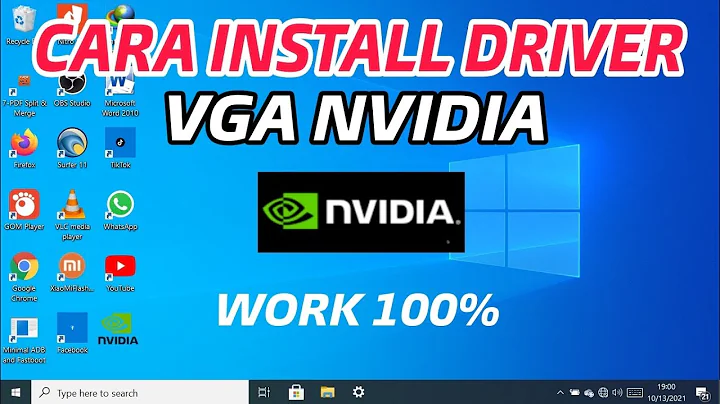 Cómo instalar el controlador de VGA NVIDIA GEFORCE