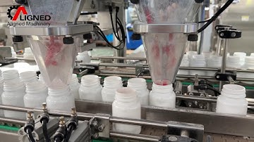 The efficient pharmaceutical counting line is operating!