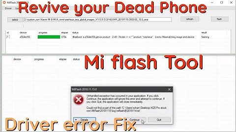 How To Use Mi flash tool and miui Rom Any Redmi device //Mi Flash Tool driver Can Not Install Fix