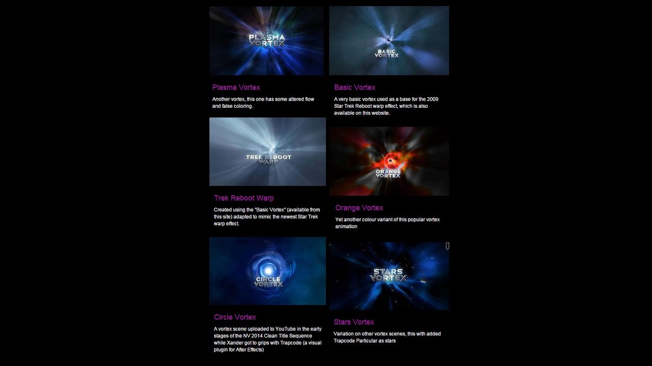 Vortex Mega Pack - 7 HD vortex animations in one pack! - YouTube