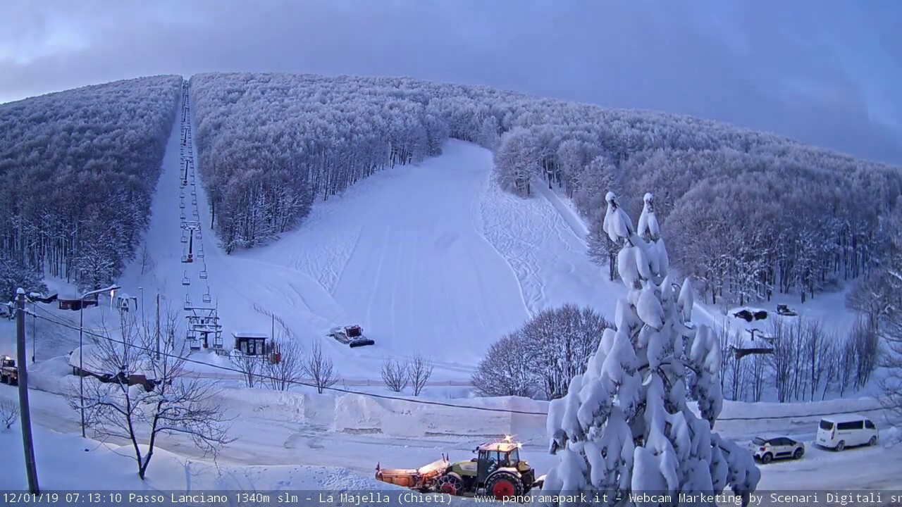 Timelapse Passo Lanciano - 12 Gennaio 2019