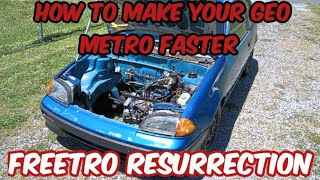 How to Make Your Geo Metro Faster: Freetro Makes a Reappearance #geo #suzuki How To Make Your Geo Metro Faster Episode 1 1 3 Swapped Freetro Revival Geometro Suzukiswift