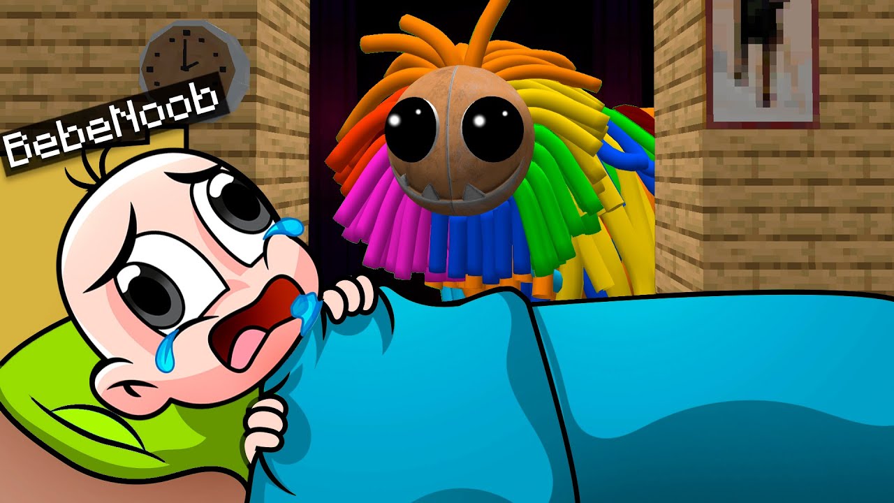 YARNABY... ME ESPIA MIENTRAS DUERMO 😱 ¿SOBREVIVIRE? BEBE NOOB vs POPPY PLAY TIME 4 en MINECRAFT