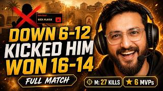 Down 6-12, Kicked the Problem Teammate… Then Won 16-14 | CS2 Dust2 Full Match