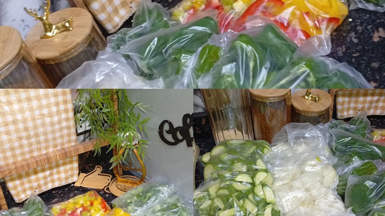 تفريزاتي مريحه حياتي💪،،يلا بينا نفرز كل الخضروات ايه اللي بنحبها قبل رمضان