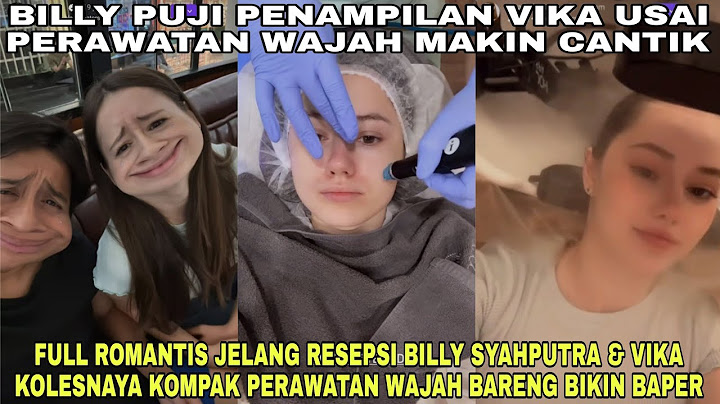 Romantis Jelang Resepsi❗Billy Syahputra & Vika Kolesnaya Kompak Perawatan Wajah Bareng Bikin Baper