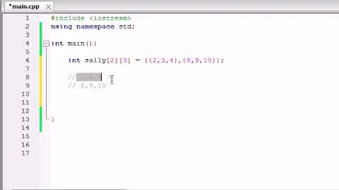 Buckys C++ Programming Tutorials - 36 - Multidimensional Arrays