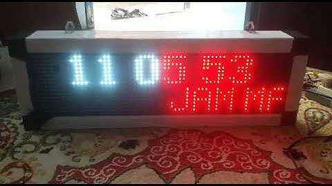 jam sholat running text kecil 085743320570