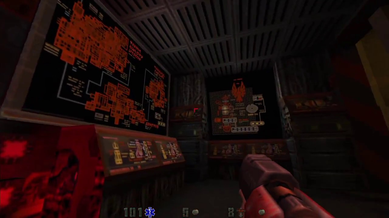 Quake 2 levels: Heroic Bloodshed [2/2] - YouTube
