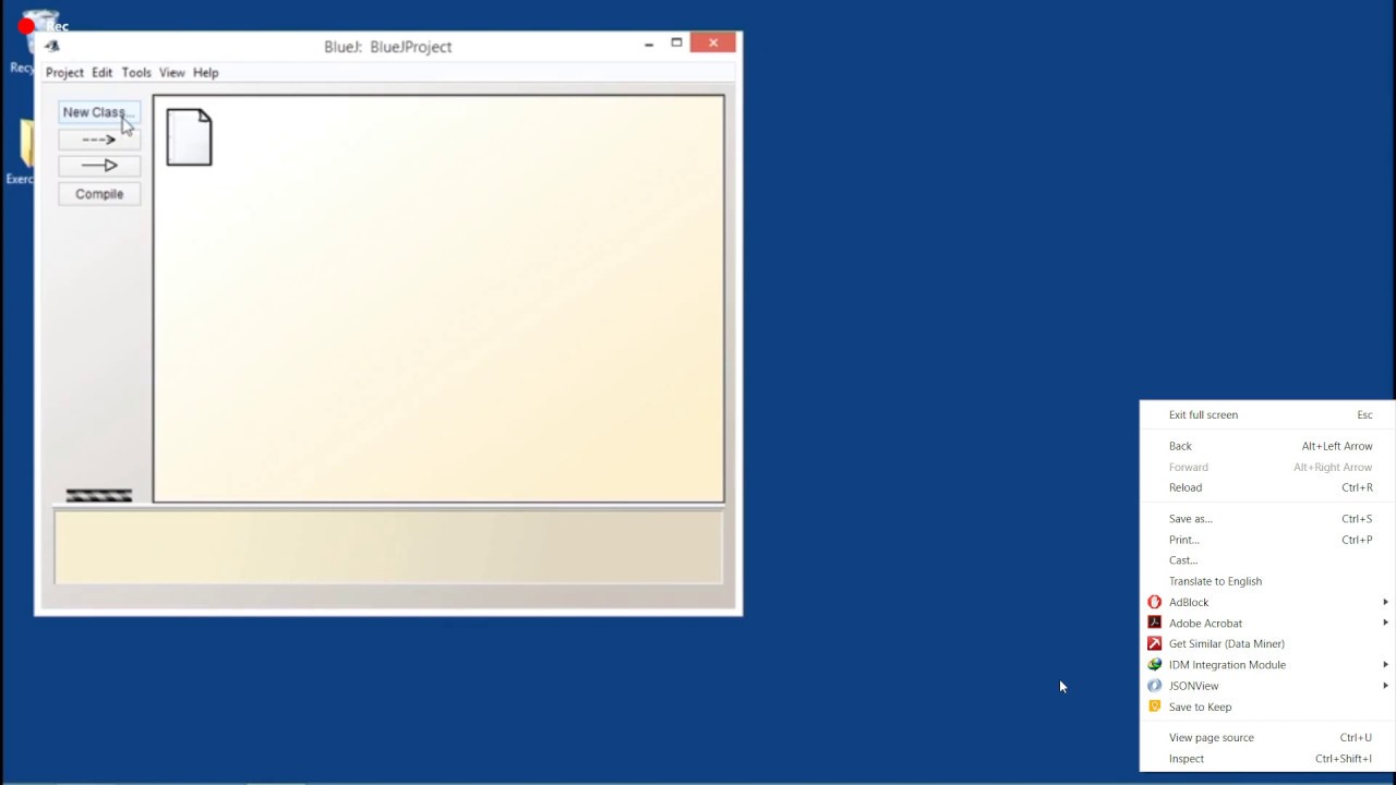 BlueJ: A free Java Development Environment designed for beginners - YouTube