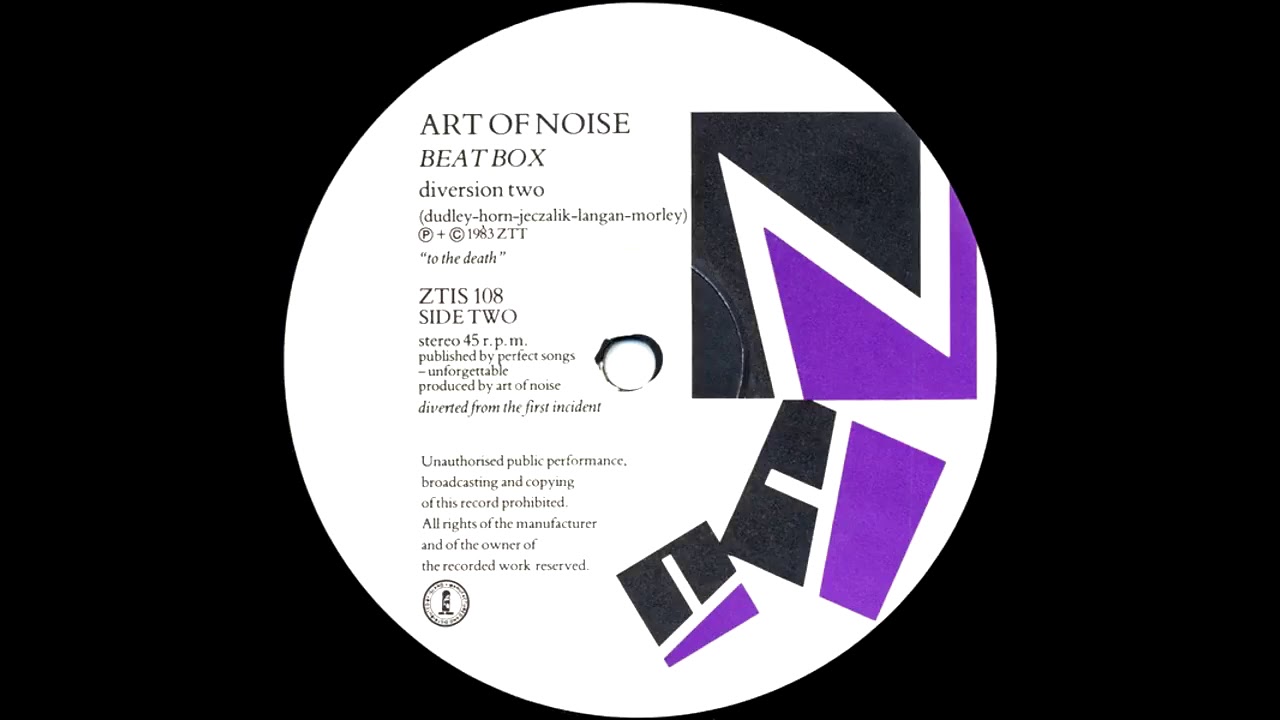 Art Of Noise - Beat Box (Diversion Two) 1983 - YouTube
