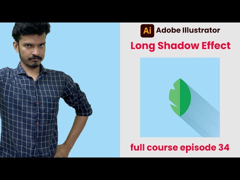 Long Shadow Effect Illustrator Tutorial Malayalam | Illustrator Tutorial Malayalam | Karsh | EP 34
