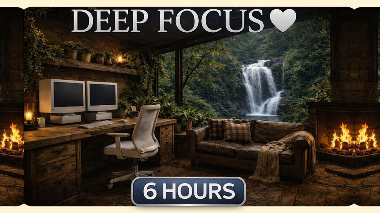 Deep Focus 🤍 | Work Ambience (6 Hours)