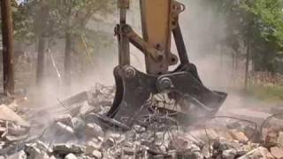 Excavator Concrete Crusher