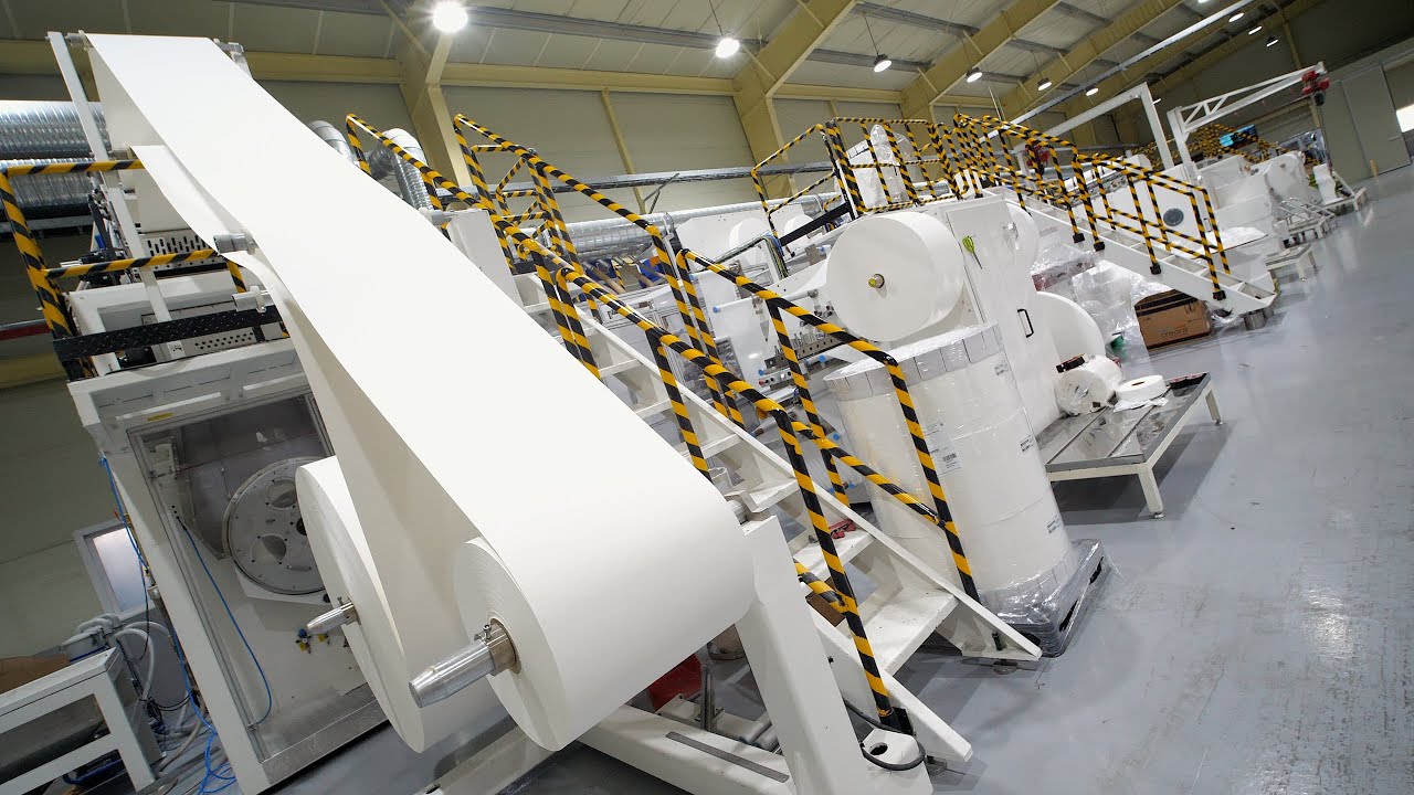 Процесс изготовления подгузников для взрослых. Удивительная корейская фабрика сантехнических изделий