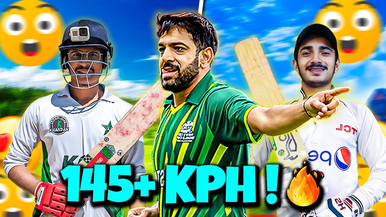 How Does it Feel Facing HARIS RAUF's Bowling! 145+ KPH Rocket Speed! | GoPro Cricket Pakistan