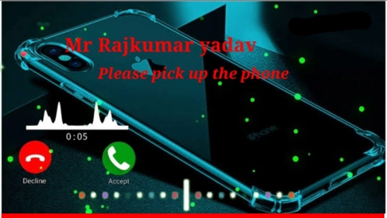 Mr Rajkumar yadav please pick up the phone name ringtone FDMR ...