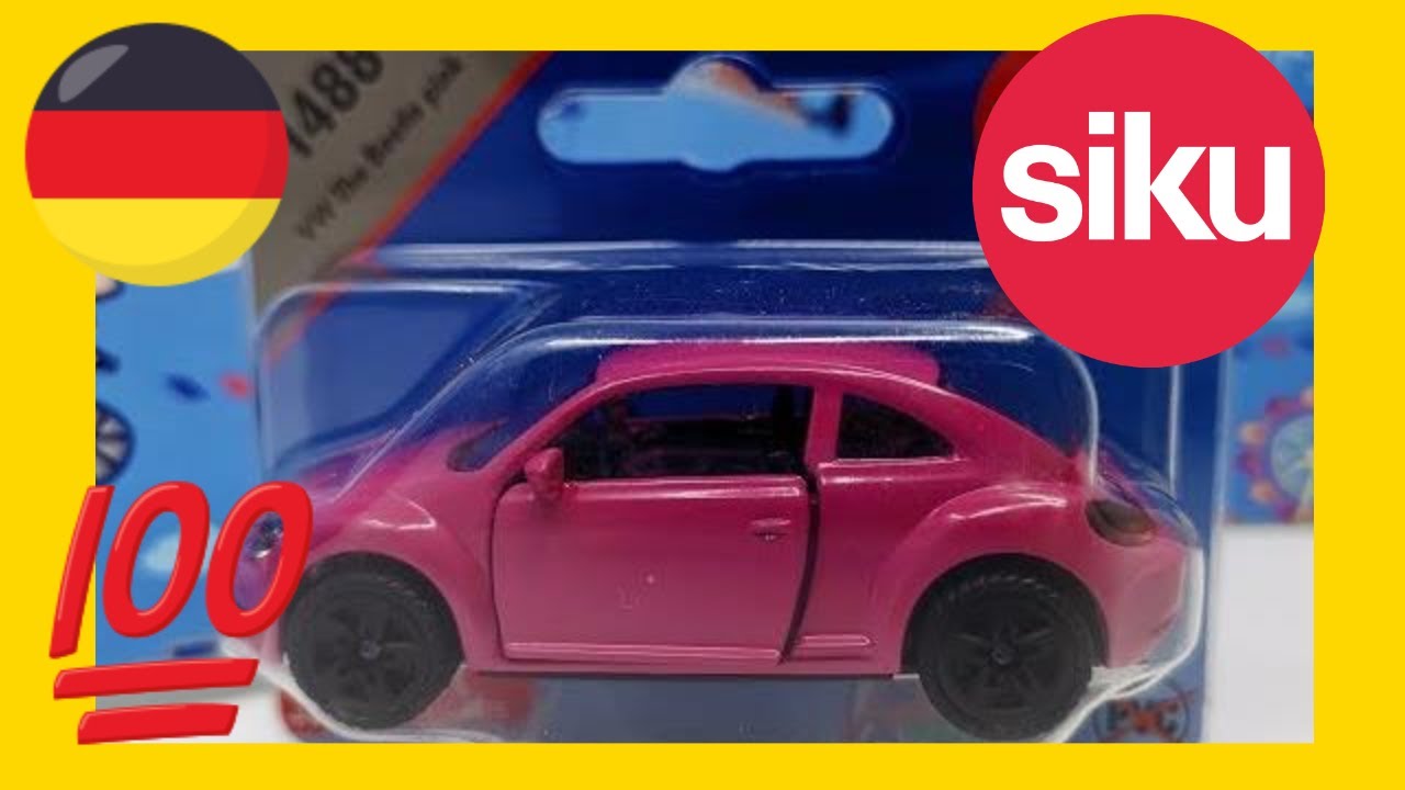 unboxing Siku 1488 Volkswagen The Beetle pink #sikuauto (02125