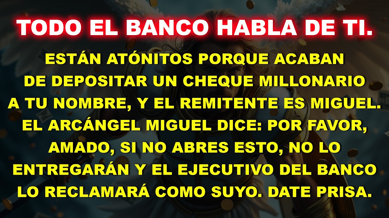 👉TODO EL BANCO HABLA DE TI. ESTÁN IMPACTADOS PORQUE UN CHEQUE DE BILLONES HA APARECIDO…