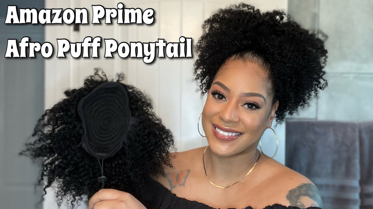 10 Inch Large Afro Puff Drawstring Ponytail Afro Kinky Curl Bun for Bl –  SurpriseHair