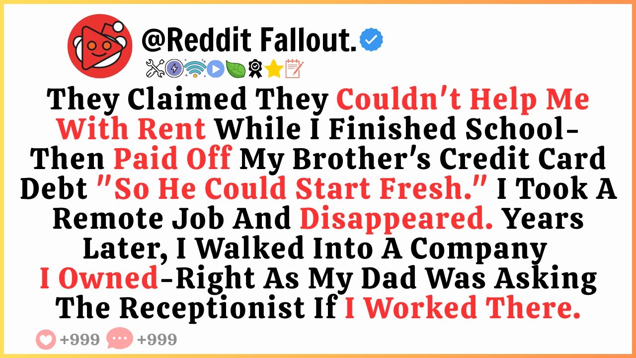 They Claimed They Couldn’t Help Me With Rent While I Finished School—Then Paid Off My Brother’s C...