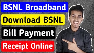 How to download BSNL Landline Bill Online | How to download BSNL Landline Bill from Self-Care screenshot 5