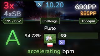 10.2⭐ f8t | Black Hole - Pluto [Challenge] +DT 94.78% | 690pp 3❌ - osu!