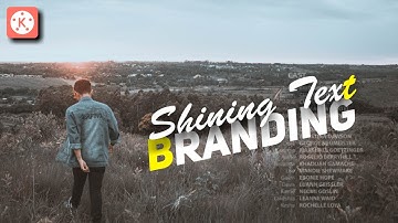 Kinemaster Shining Text Branding |kinemaster Text Effect|Kinemaster Editing|Kinemaster New tutorial