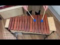EMUS Alto Xylophone Classic Woodgrain Finish Rosewood Bars 