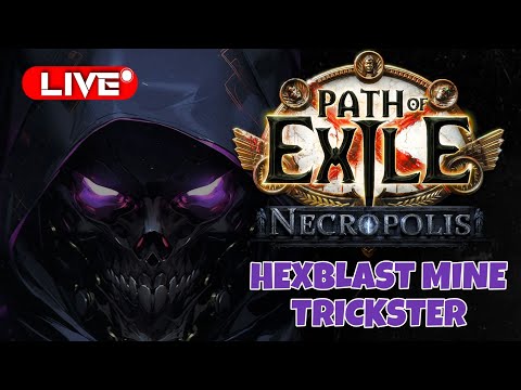 Path of exile 3.24 !!! O método é explodir tudo !!! Bora farmar !!!!# Hexblast mines Trickster !!!