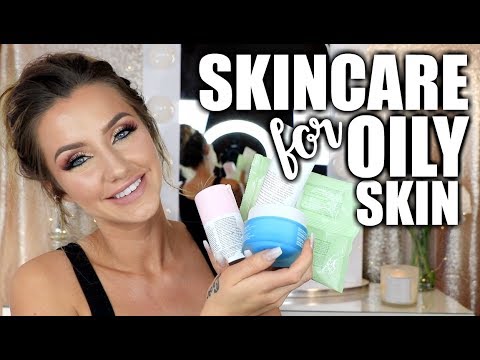 My Favorite Skincare Products! Oily/Dehydrated, Acne-Prone, Sensitive Skin | Jazzi Filipek