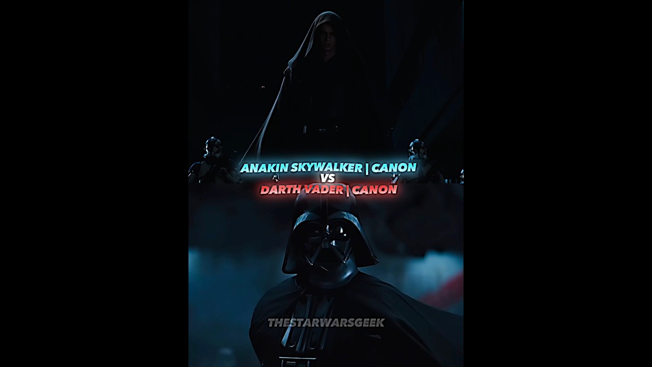 Anakin Skywalker VS Darth Vader | 