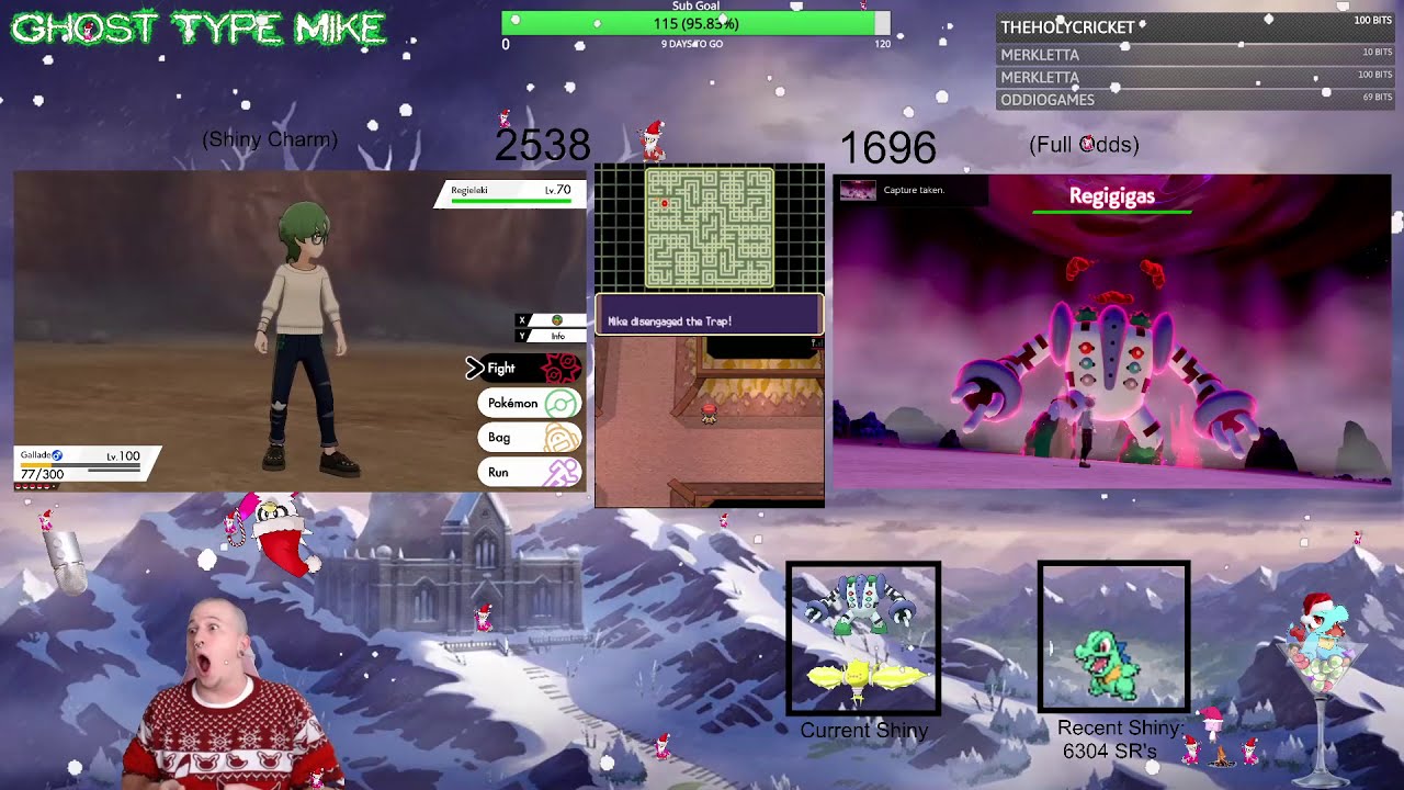 Shiny Full Odds Regigigas In Pokemon Sword After 1696 SR's YouTube