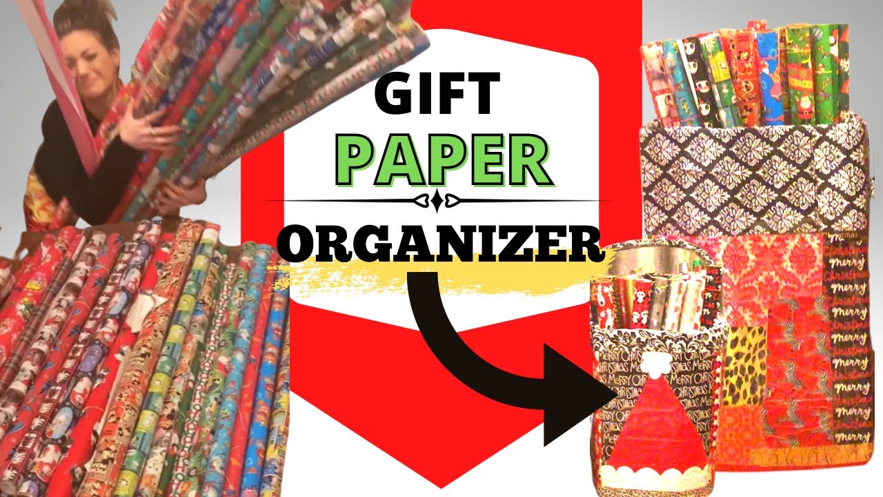 How to Keep Wrapping Paper Tidy - The Creek Line House