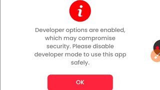 Nexuspay developer options are enabled which may compromise security please disable developer mode