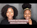 4 Ways To Style Natural Hair With A Headband | SWIRLYCURLY