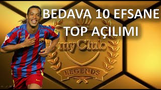 BEDAVA 10 EFSANE TOP AÇILIMI (Pes 2021 Mobile) Eğlenceli Legend Challenge