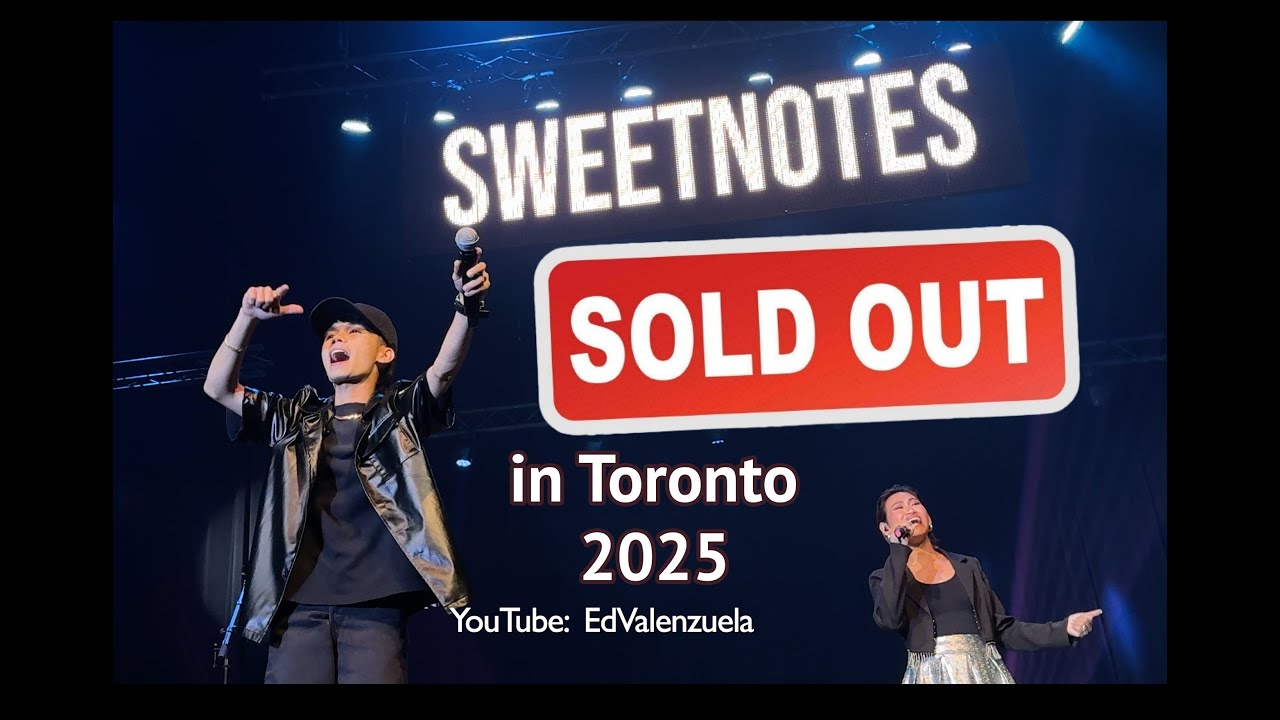 SWEETNOTES’ SOLD OUT TORONTO CONCERT 2025 (with CHAPTERS)