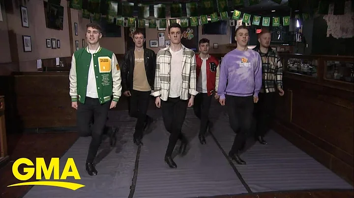Cairde Irish dancers perform on GMA for St. Patric...