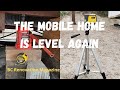 Re-levelling The Mobile Home - Abandoned Mobile Home Project : E094 / BC Renovation Magazine