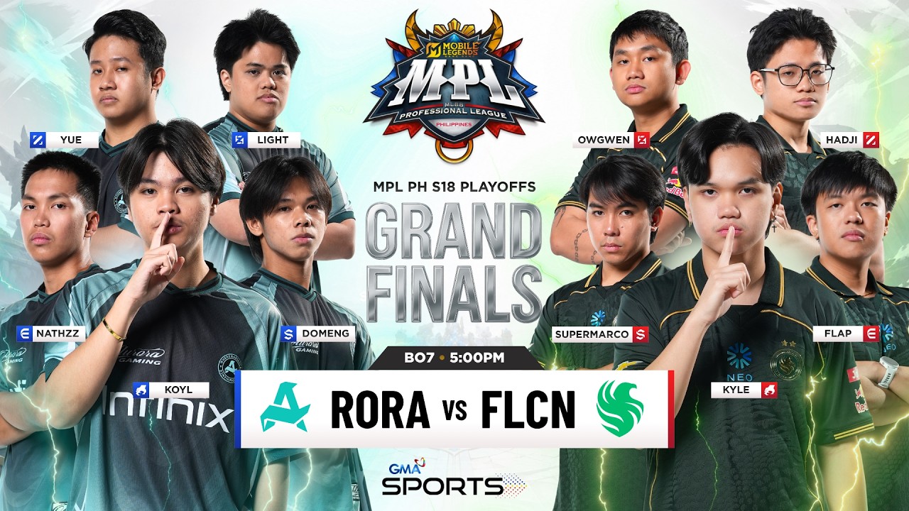 MPL PH SEASON 18 PLAYOFFS - GRAND FINALS | AURORA GAMING PH vs TEAM FALCONS PH | MLBB LIVE