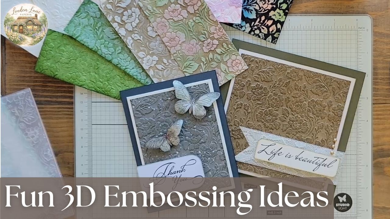 3D Embossing Folder Techniques You Didn’t Know You Could Do - YouTube