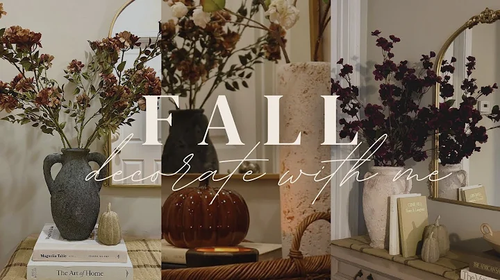 Fall Console Table Ideas || Fall Decorate With Me || Entrytable Styling Ideas