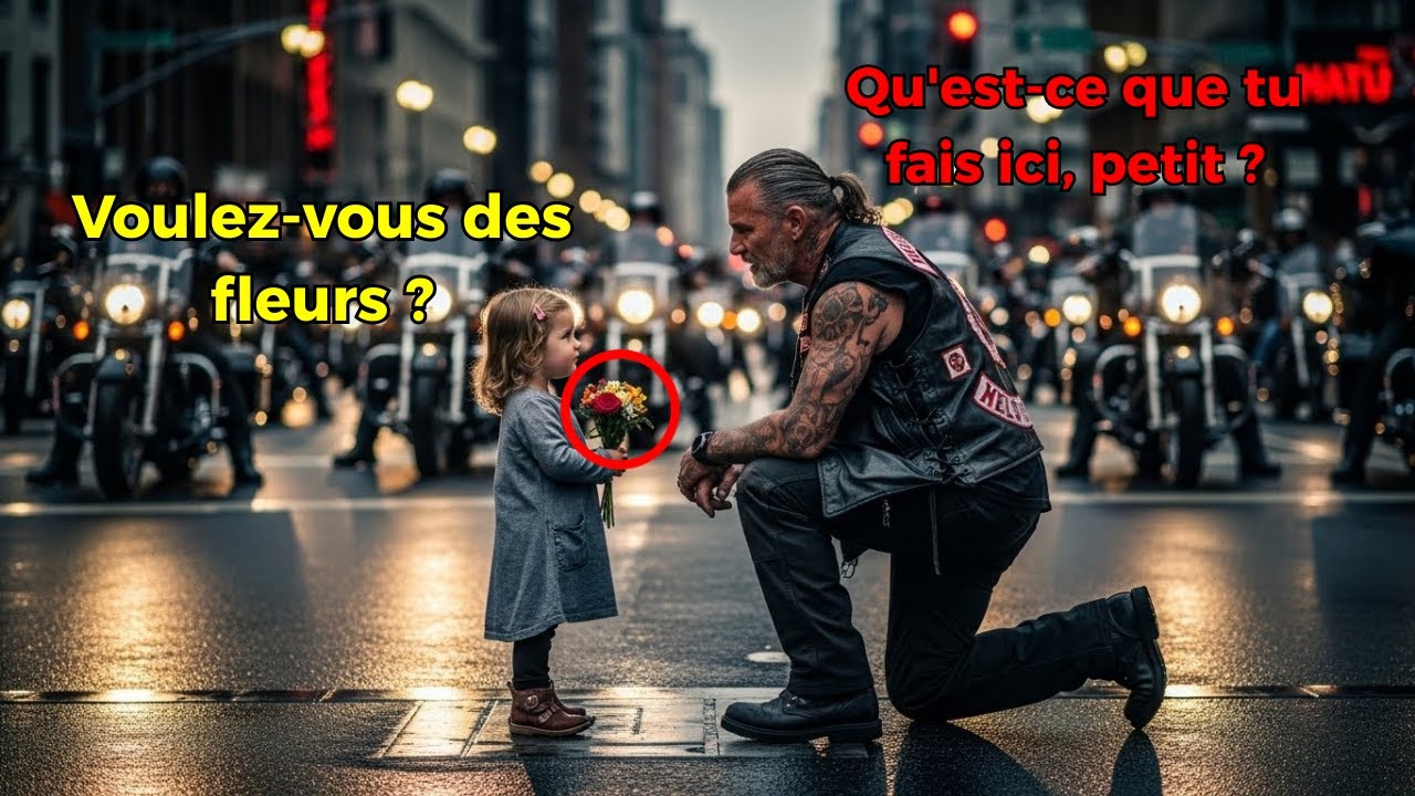 Elle vend des fleurs pour payer les médicaments de sa mère — 80 bikers bouleversent son destin