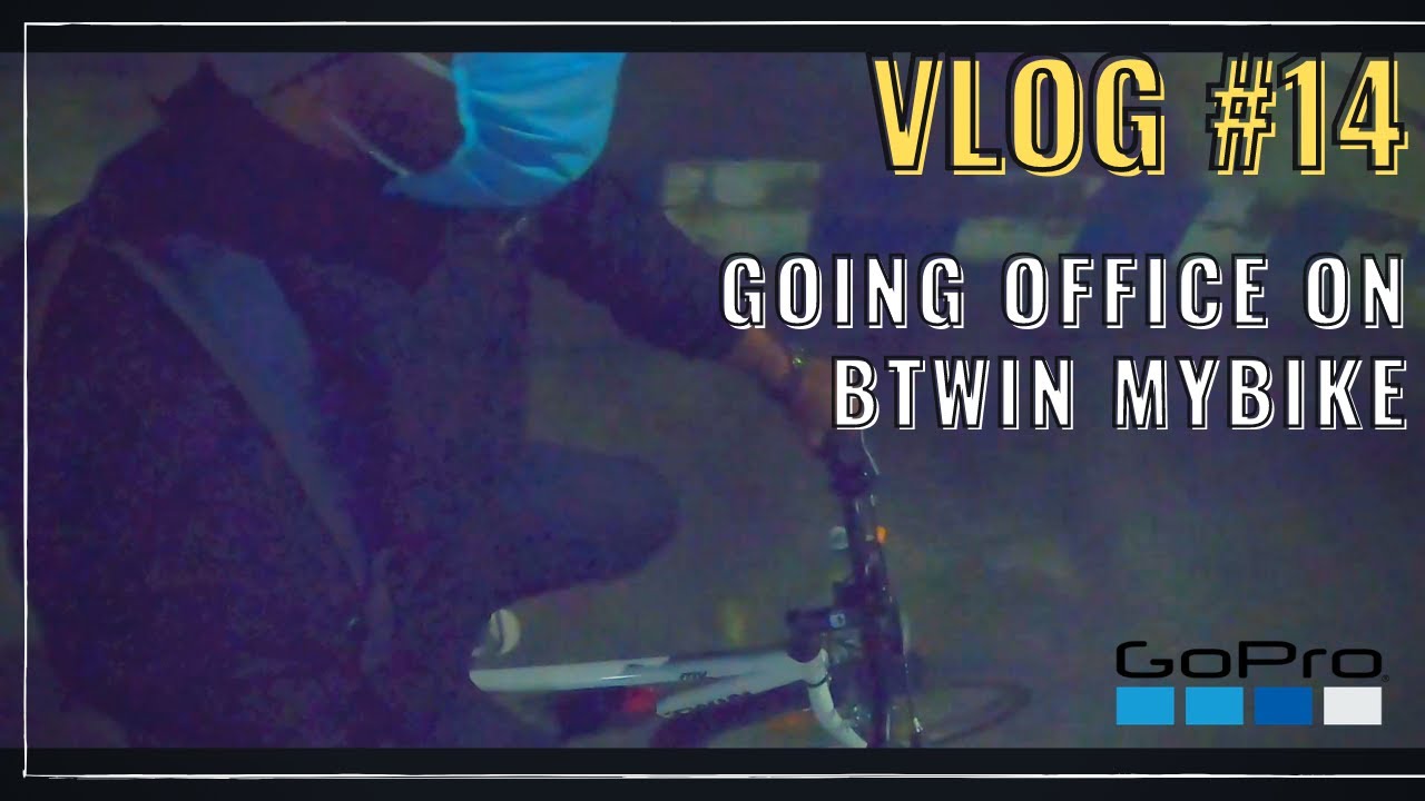 Going Office on BTWIN My Bike | Chinar Park to Rishi Tech Park - YouTube