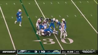 All 4 of Jalen Hurts turnovers against the Chargers. Jalen Hurts is so ass and overrated as hell 😂😂