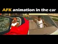 GTA San Andreas AFK animation in the car mod [PC + Mobile]