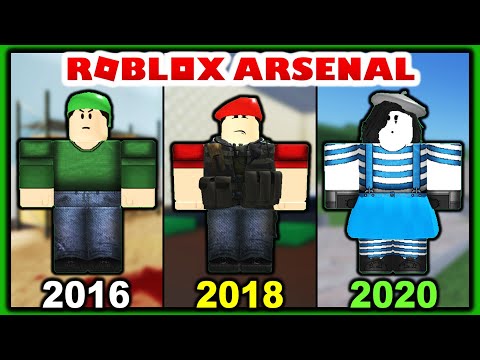 Roblox Arsenal 2016 Vs 2018 Vs 2020 Playing All Versions Youtube - classic roblox pumpkin head outfit free things on roblox 2016