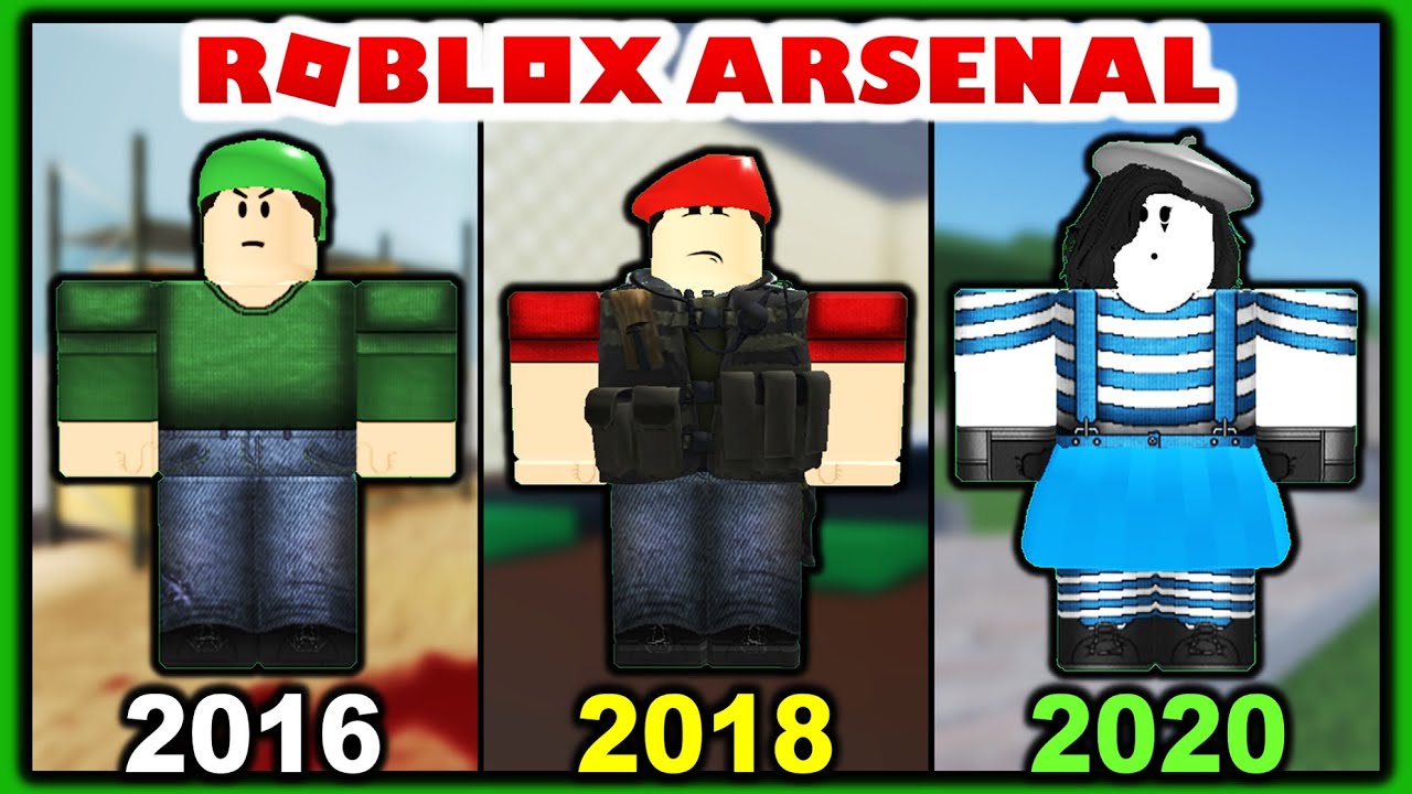 Roblox Arsenal 2016 Vs 2018 Vs 2020 Playing All Versions Youtube - roblox new version 2018